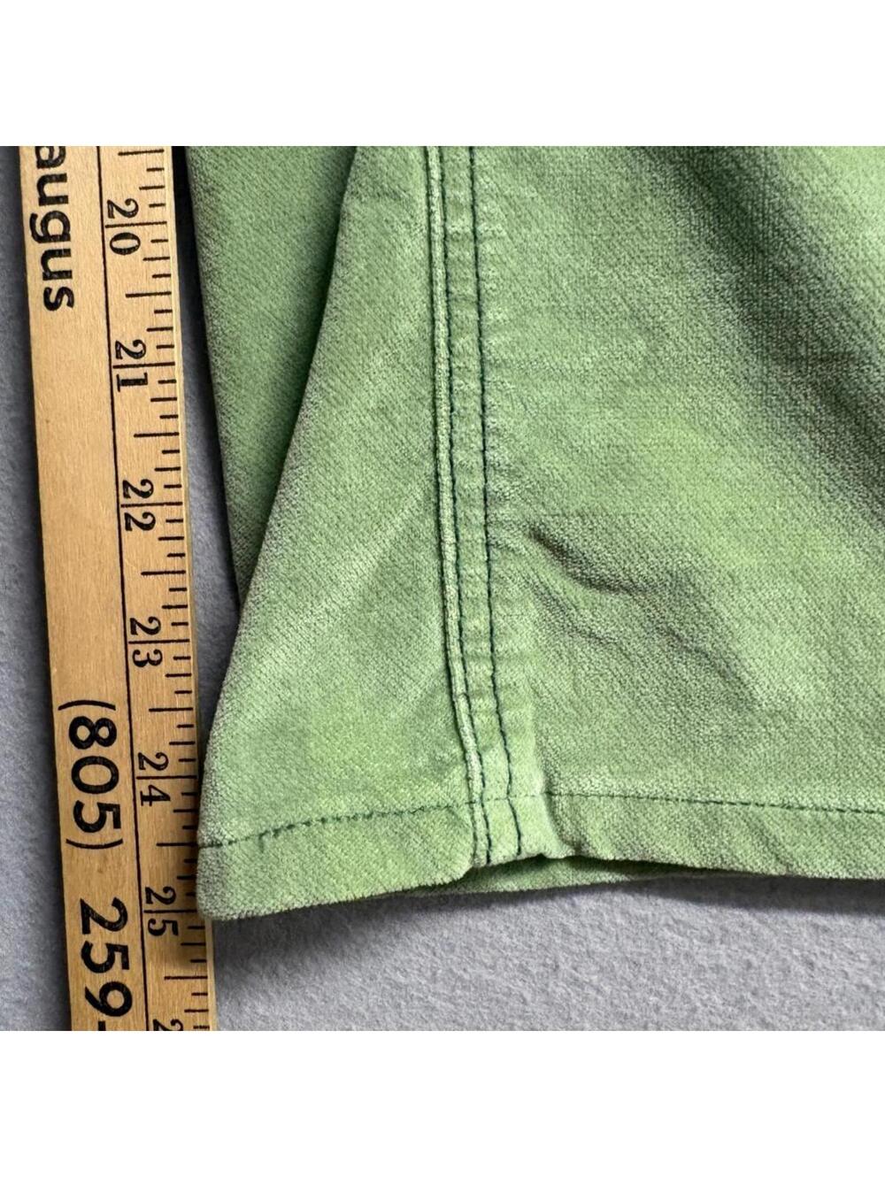 BDG Urban Outfitters Corduroy Pants Womens 28 Green High Rise Wide Leg Cropped - Picture 2 of 10
